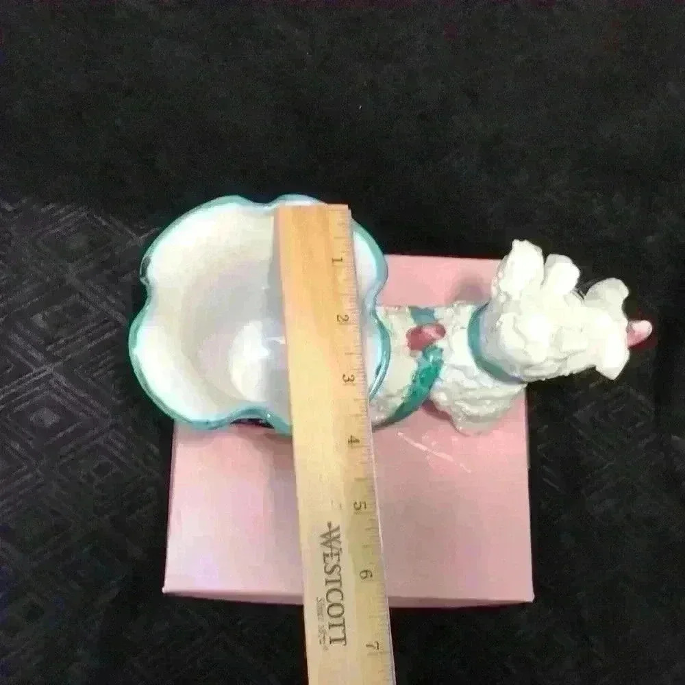 MCM Vintage Poodle Cart Planter Ceramic Made In Italy - Picture 14 of 15